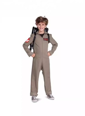 新款捉鬼大队服装Ghostbusters舞台扮演服cosplay万圣节儿童服装