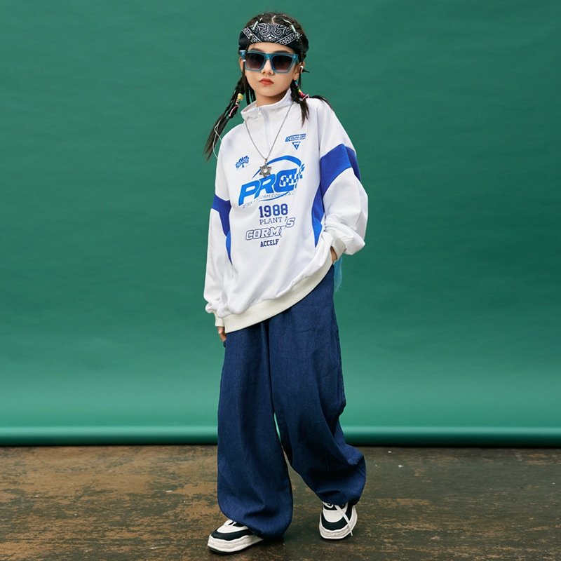 街舞儿童潮服元旦演出服男童套装hiphop男孩少儿架子鼓酷帅表演服