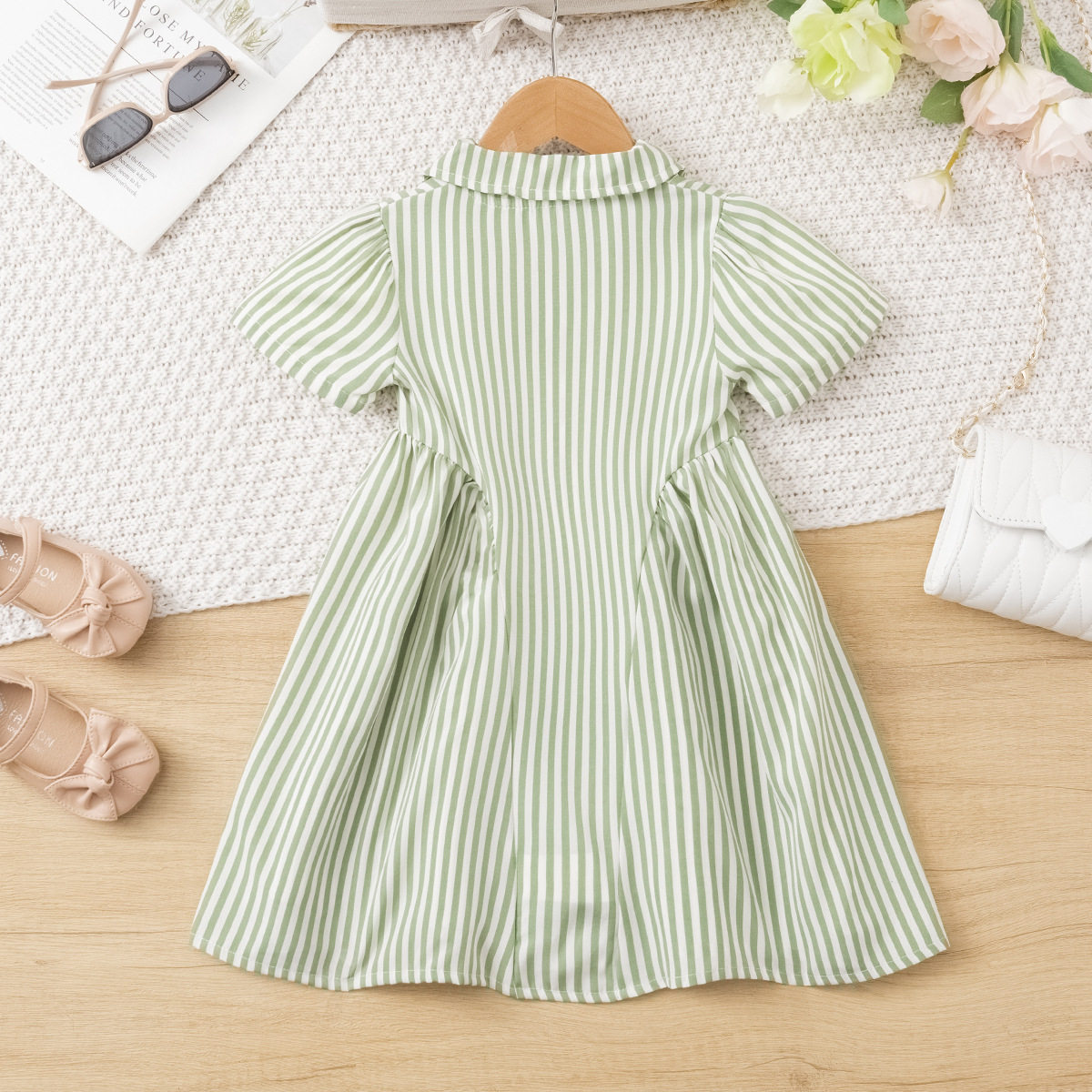 儿童演出服小学生合唱服夏季领带短袖英伦风毕业照幼儿园表演服装