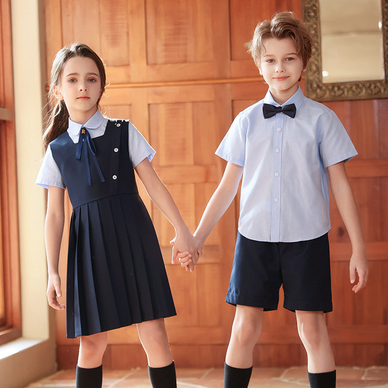 小学生校服大合唱演出服儿童夏季学院风班服套装幼儿园园服表演服