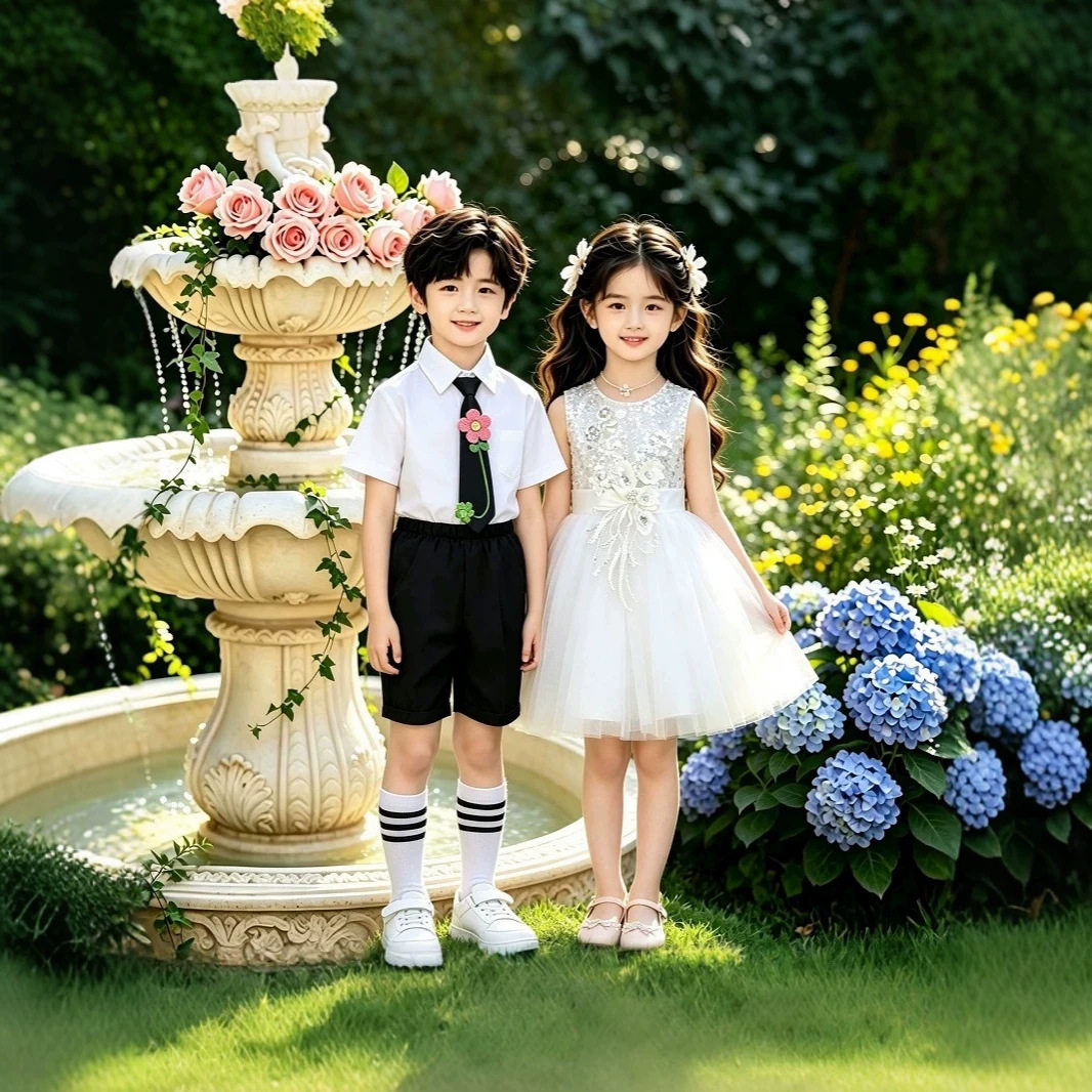 巴啦啦小魔仙儿童演出服彩虹的微笑舞蹈服波妞波妞表演服幼儿园61