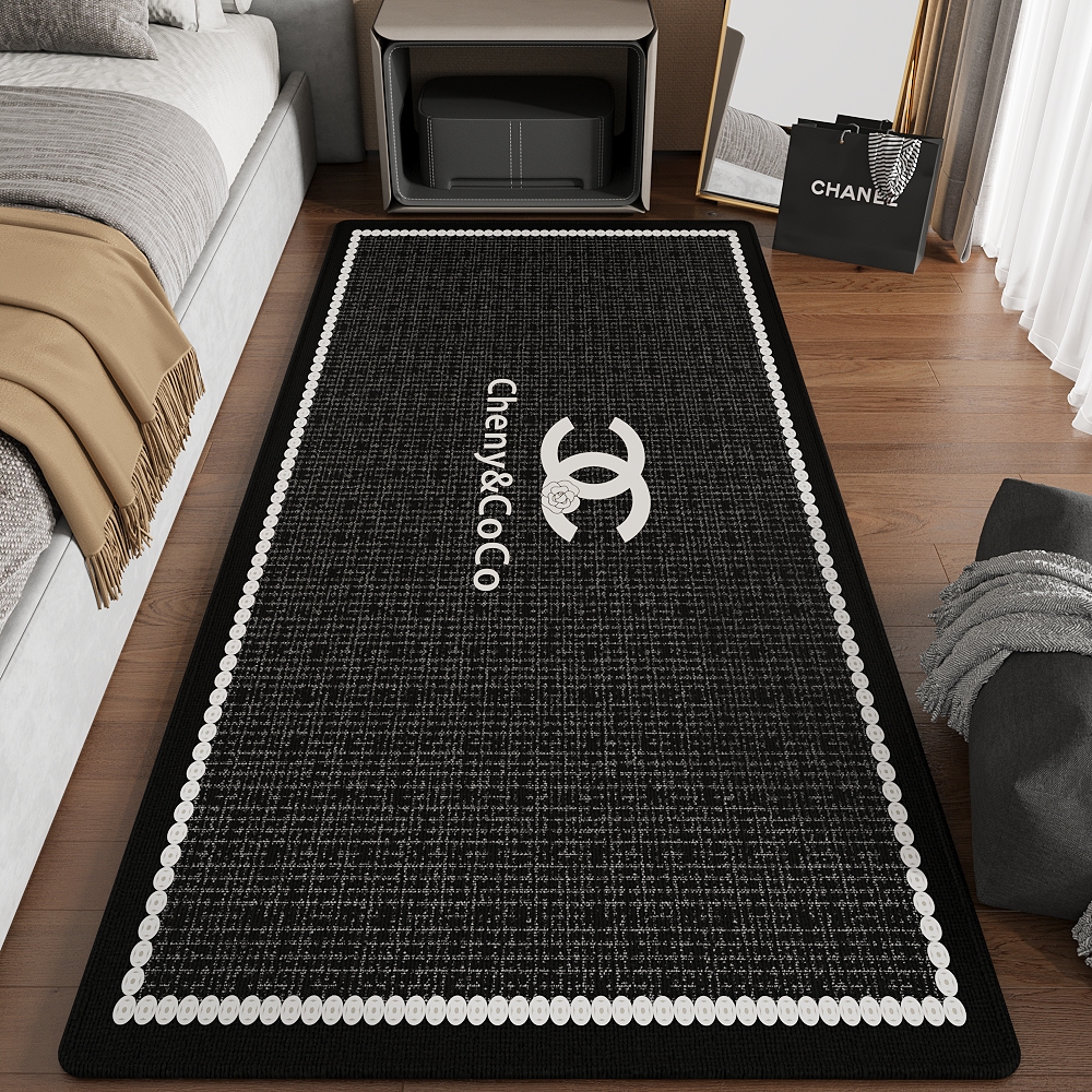 诗缇现代简约轻奢中古风客厅地毯