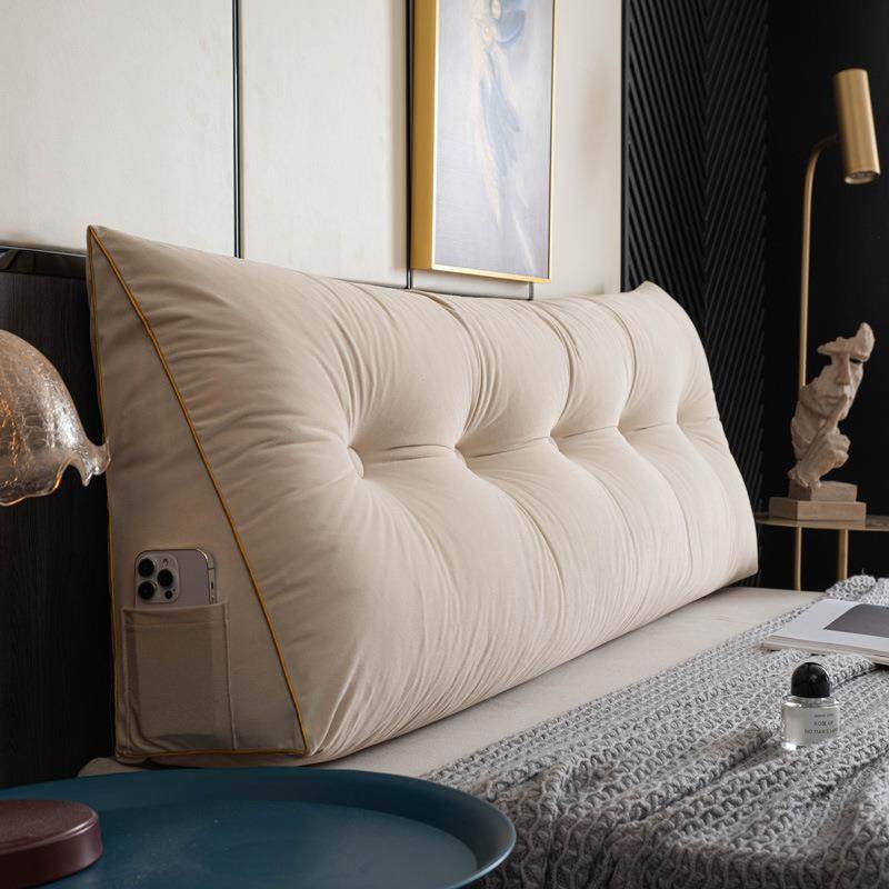 臻绒床头靠垫床上靠背软包沙发大靠背榻榻米床上护腰靠枕可拆洗,居家布艺,抱枕被,淘宝优惠券,粉丝福利购,淘宝优惠卷