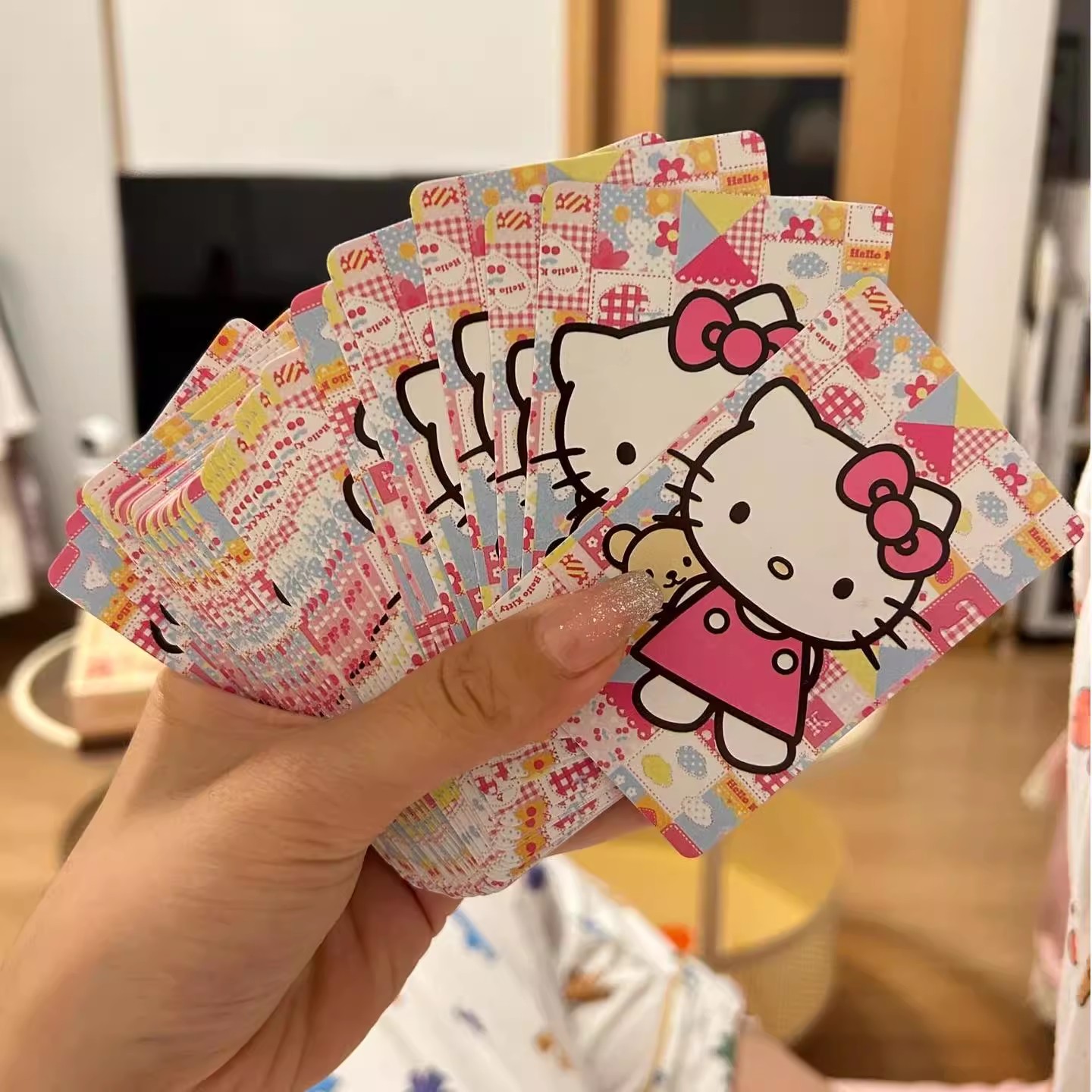HelloKitty扑克牌创意高颜值可爱卡通聚会纸牌宿舍桌游动漫送礼物