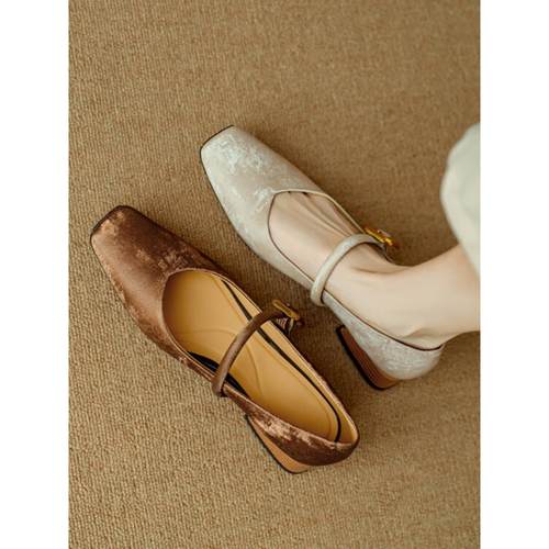 意大利Raraente~ 文艺气质单鞋2025新款旗袍新中式国风玛丽珍女鞋