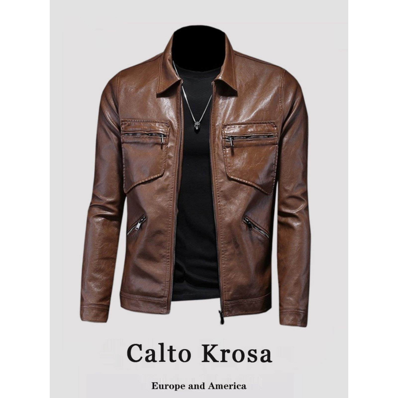 CaltoKrosa~漫威毒液修身韩版机车服外套男潮流翻领软皮休闲夹克,男装,时尚防晒服,淘宝优惠券,粉丝福利购,淘宝优惠卷