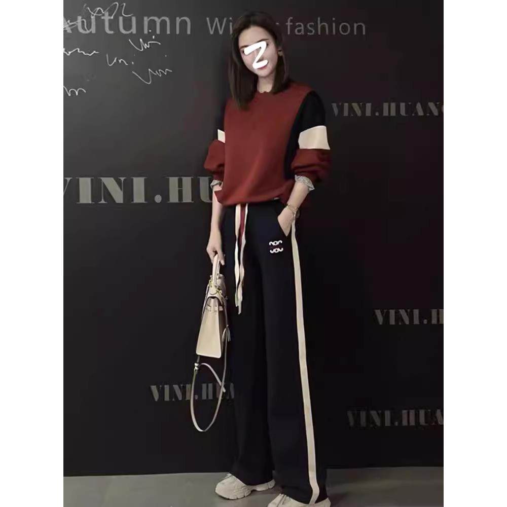 欧洲站运动套装女春秋季2025新款时尚韩版冬季休闲 小个子洋派大