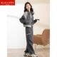 两件套 KAYANTY时尚 阔腿工装 休闲运动套装 裤 女秋冬高级感卫衣开衫