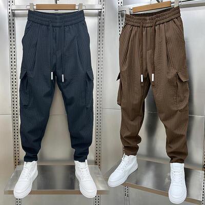 Home Daily 诠释低调的篙级感！秋冬韩版宽松束脚纯色运动休闲裤