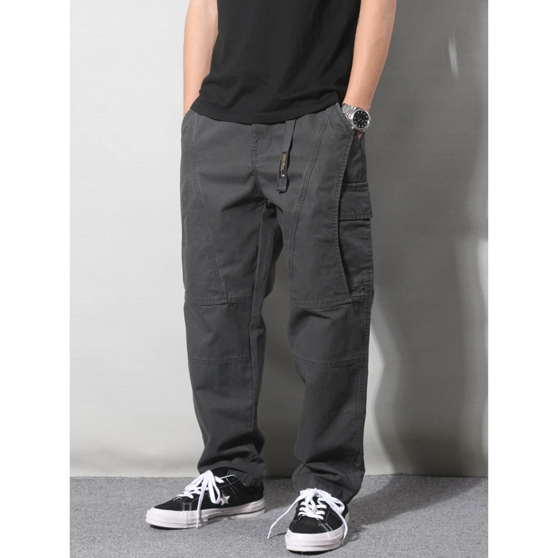 Home Daily~重磅多口袋工装裤男春秋水洗纯棉直筒宽松锥形休闲裤,男装,秀禾服,淘宝优惠券,粉丝福利购,淘宝优惠卷