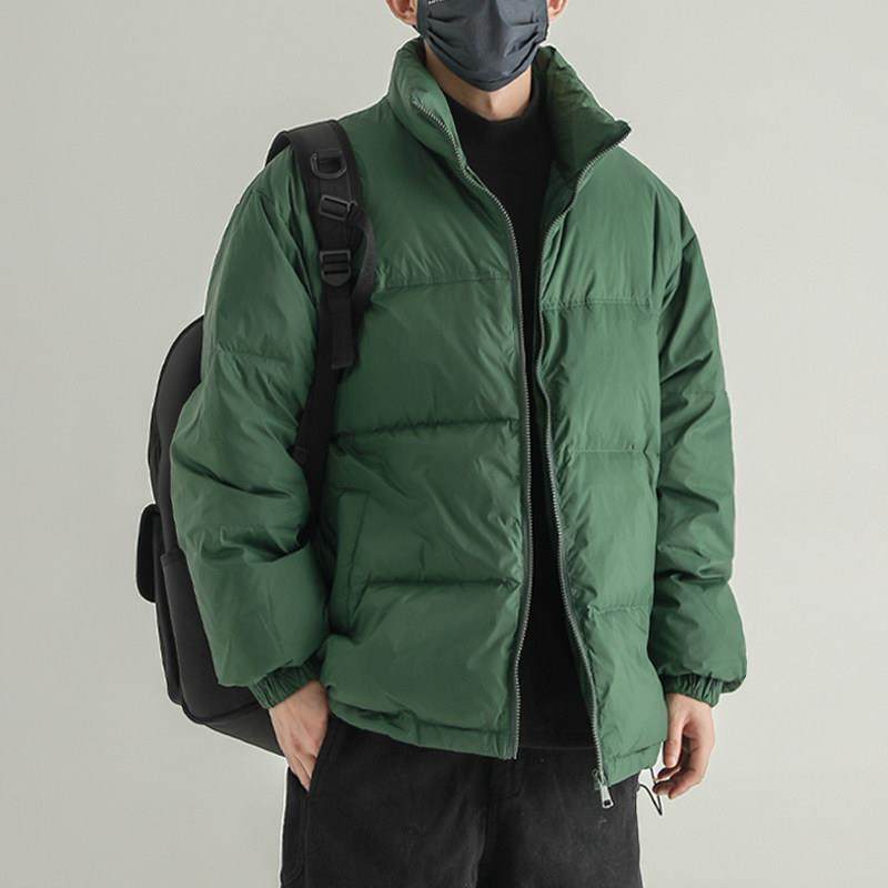 【日系复古】Ander Jurnal百搭气质棉服春秋新款男士纯色防寒外套,男装,秀禾服,淘宝优惠券,粉丝福利购,淘宝优惠卷