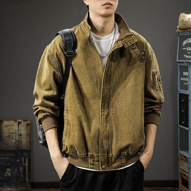 コーデュイの潮牌春秋季重磅工装夹克男美式痞帅猎装防风休闲外套,男装,秀禾服,淘宝优惠券,粉丝福利购,淘宝优惠卷