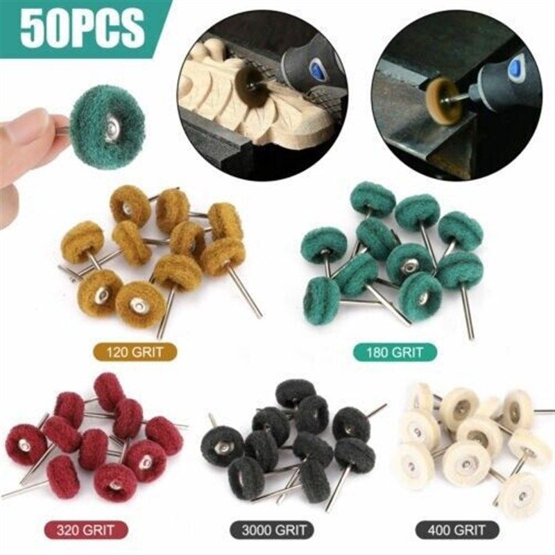 50PC磨料抛光轮抛光垫研磨工具上钻了小孔旋转工具,标准件/零部件/工业耗材,磨头,淘宝优惠券,粉丝福利购,淘宝优惠卷