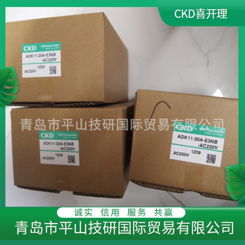 CKD喜开理ADK11-25A-E2C-AC200V电磁阀 先导式五通电磁阀
