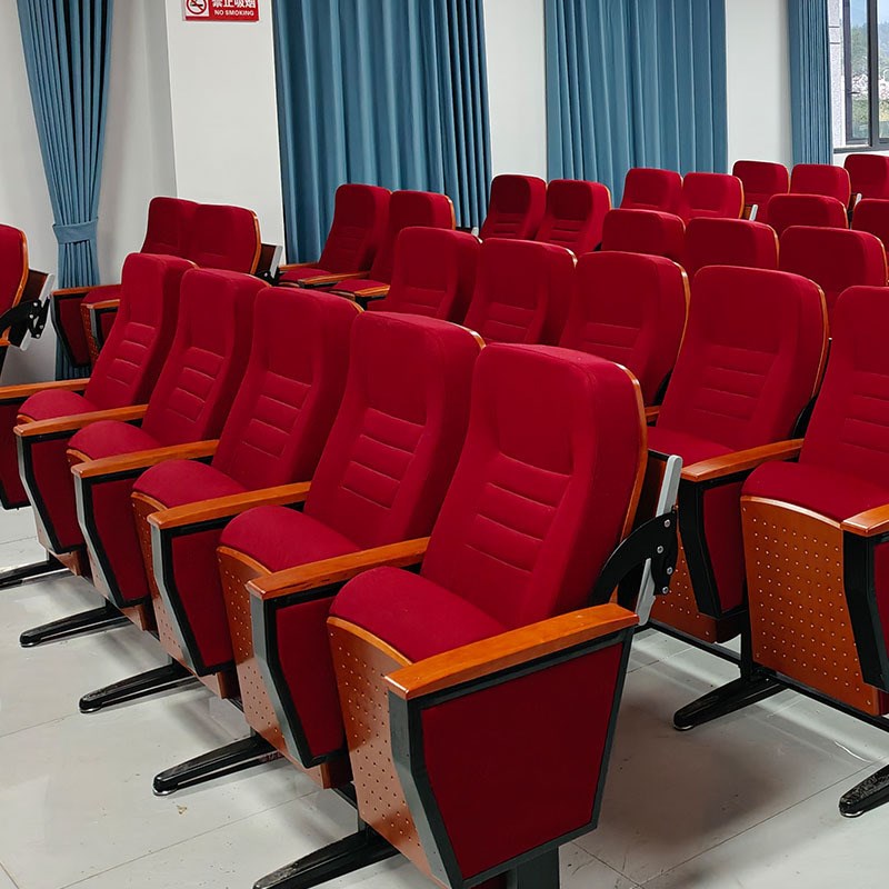 礼堂椅带写字板报告厅电影院剧院会议室连排座椅学校阶梯教室椅子