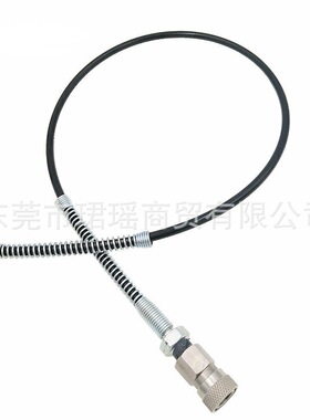 跨境消防瓶手紧充气接头scba CGA347，充气阀带60厘米DN2软管