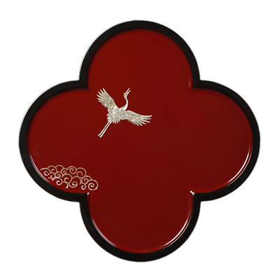 螺钿漆器茶盘礼物放茶杯点心水果