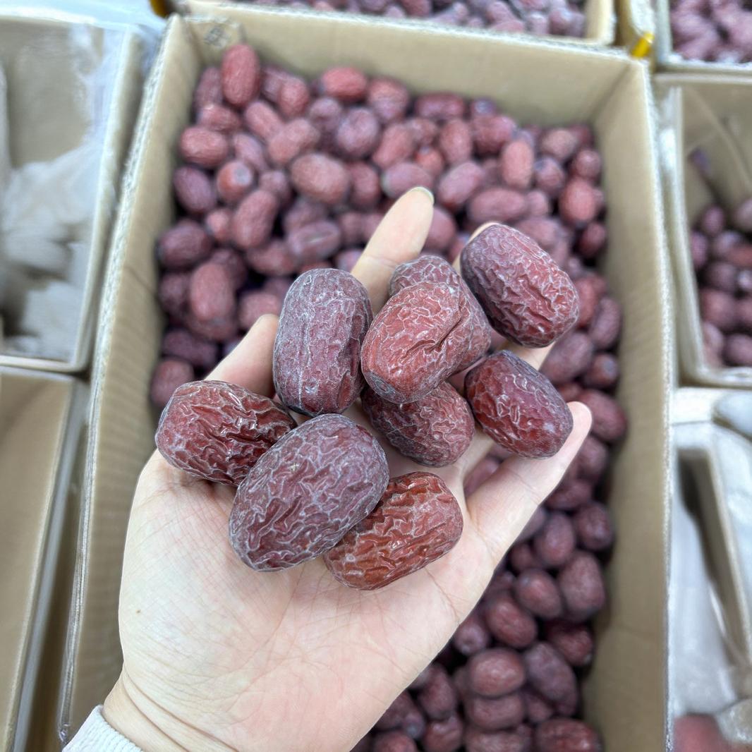 包邮新疆若羌灰枣未清洗原生态吊干枣特产红枣熬粥零食干果