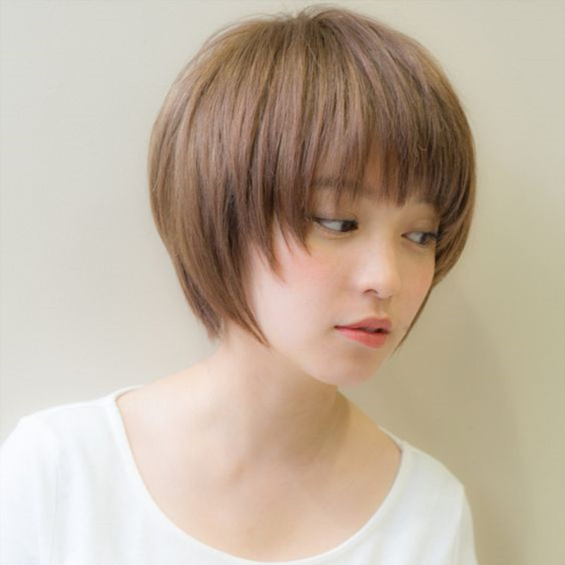 速卖通新品韩版假发女生短发气质