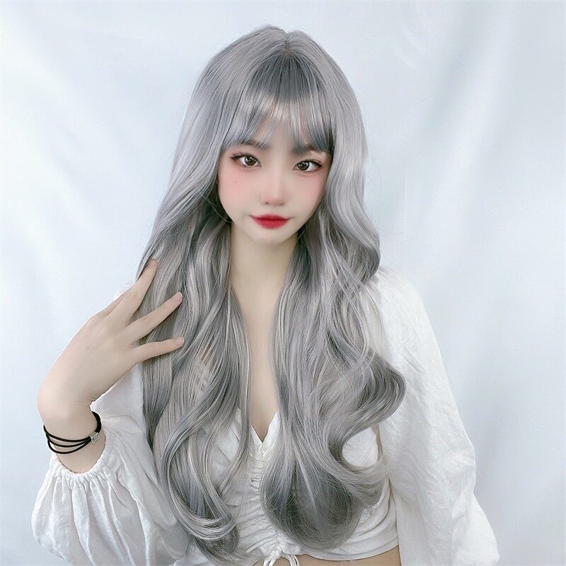 现货欧美时尚假发女长卷发空气