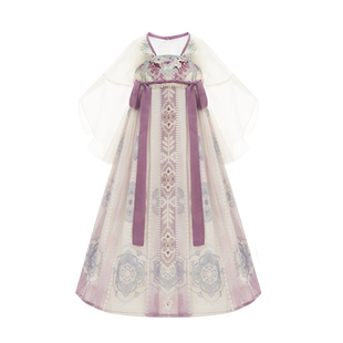 十三余童装[月影花朝]汉服女童新款古风连衣裙夏装儿童演出服