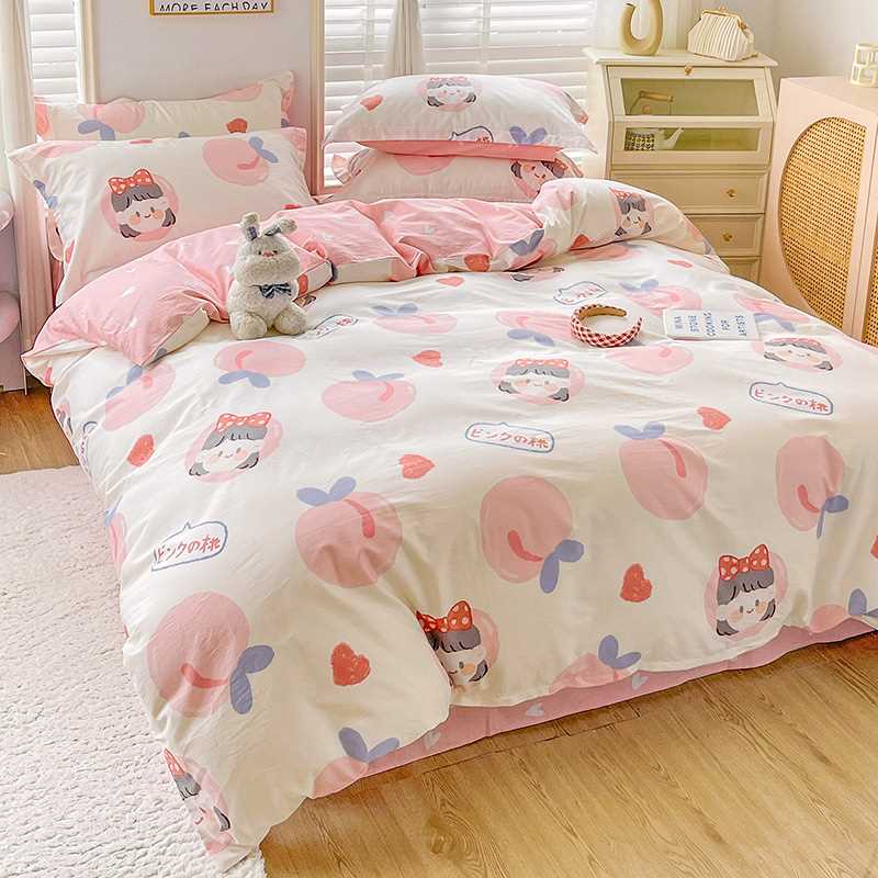 正品1米8乘2米2.2米床上四件套纯棉全棉1.8x2.0床单被套180x200x2