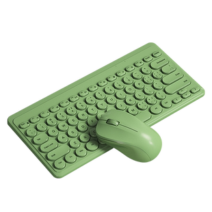 BOW航世笔记本电脑无线键盘鼠标套装静音办公女生打字USB外接小型