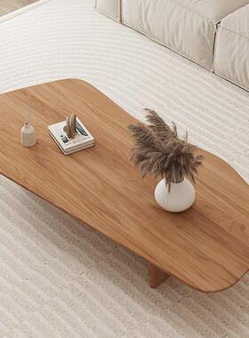 日白蜡木茶几樱桃原木茶台异侘形寂风小户型木家式用客厅YRB实木