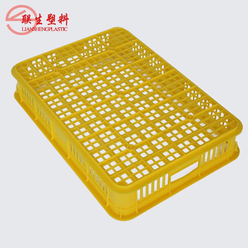 塑料周转塑料箱菜箩蔬菜运输塑料储物筐10#箩果6箱00RKG*4水20*10