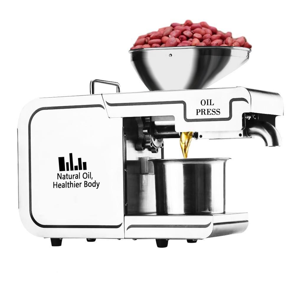 949D0商2型榨油不锈钢用家用免全自机动智能冷炒热榨炸油机