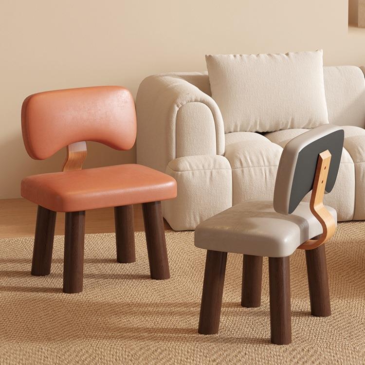 小凳子家用矮凳客厅沙发凳简约茶几小坐凳皮革板凳感靠背椅子