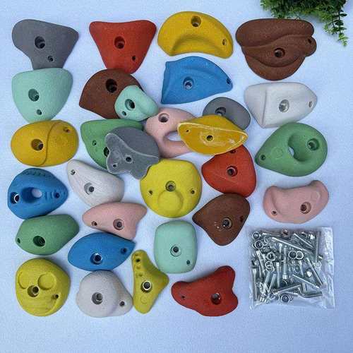 攀岩墙岩点树脂手抓支点儿童成人户外攀爬玩具配件岩石抱石拓展