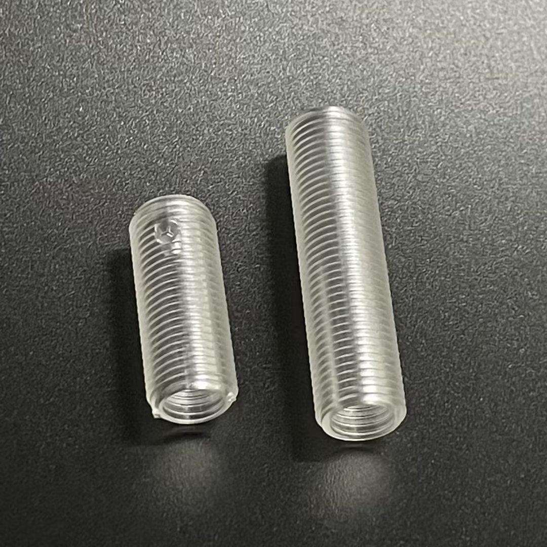 灯具PC塑料细牙空心牙管M6M10无磁防锈塑料空心穿线出线外牙管