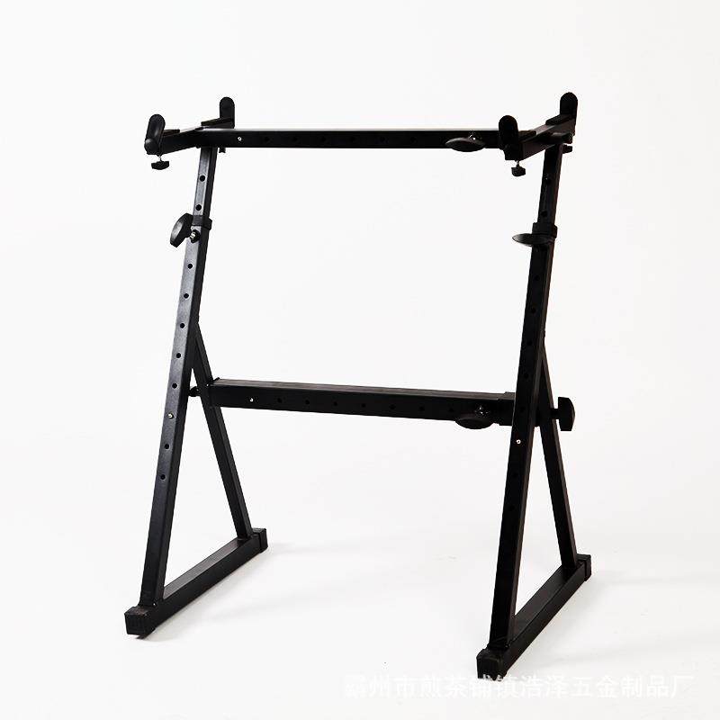 电子琴架Z型升降拉伸琴架带轮可升降长度调节电子琴架加粗静音轮