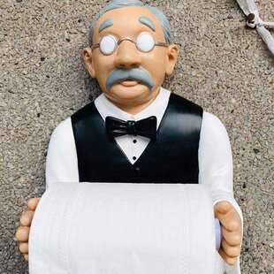 星战武士Q仔管家厕所纸巾架吸盘壁挂式骑士纸巾筒厨卫卷纸纸巾盒