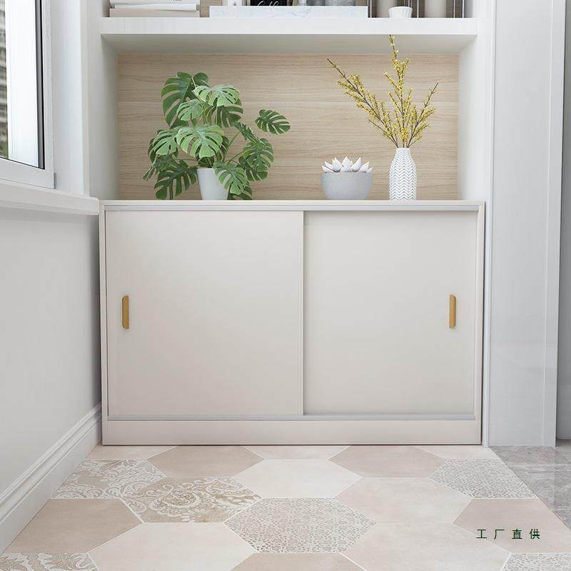 经济型定做阳台柜飘窗现代杂物地柜储物多功能收纳矮柜推拉门柜,特色手工艺,其他特色工艺品,淘宝优惠券,粉丝福利购,淘宝优惠卷