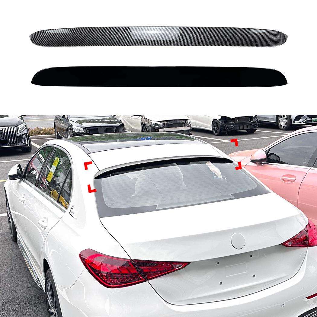 适用奔驰C级W2062022+C200260C43C63AMG顶翼尾翼扰流板改装