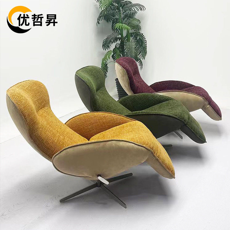 意式极简零重力躺椅阳台沙发设计师手动调节小户型功能午休休闲椅