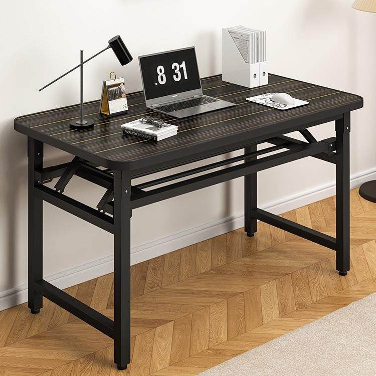 折叠电脑桌家用卧室简易长方形台式小桌子小型宿舍工作台学习书桌