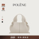 明星同款 Polene波灵恩Number Nine Mini 荔枝纹牛皮手提斜挎包