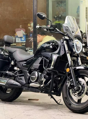 新款豪爵TR300复古太子车金吉拉300钱江闪300旅行水冷巡航摩托车