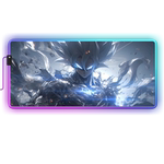 防水发光鼠标垫超大RGB游戏男生电竞氛围键盘垫尺寸定制加厚桌垫