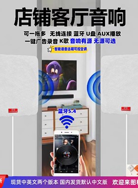 壁挂无线蓝牙音响店铺专用挂墙舞