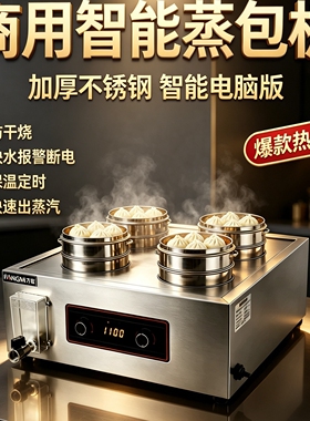 智能电脑版蒸包炉商用缺水断电台