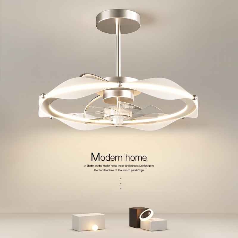 餐厅卧室风扇灯2025新款中古客厅