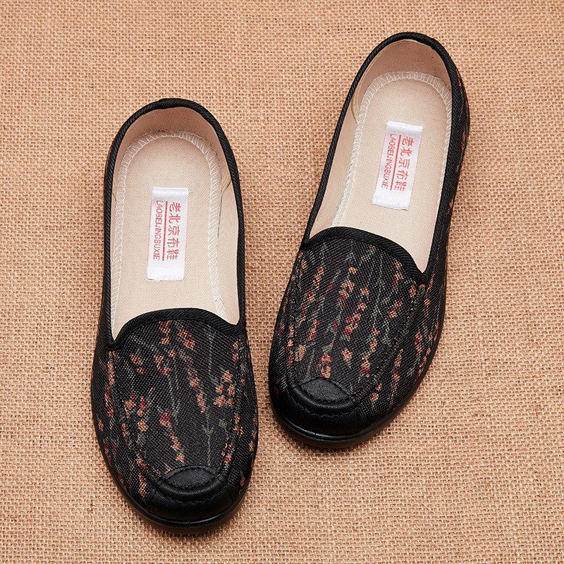 老北京布鞋妈妈鞋防滑软底舒适