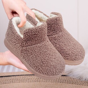 爆款棉鞋2025冬季加绒加厚保暖防滑女士棉鞋厚底防寒防滑冬天鞋子