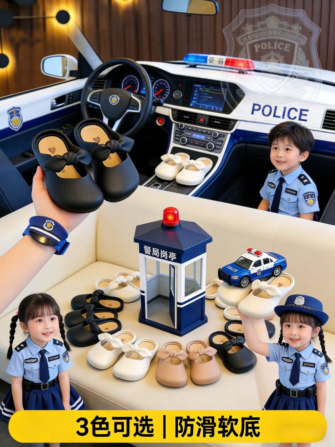 勃肯鞋包头儿童拖鞋男女外穿蝴蝶结公主平底ins韩版半拖凉拖鞋,童鞋/婴儿鞋/亲子鞋,凉鞋,淘宝优惠券,粉丝福利购,淘宝优惠卷