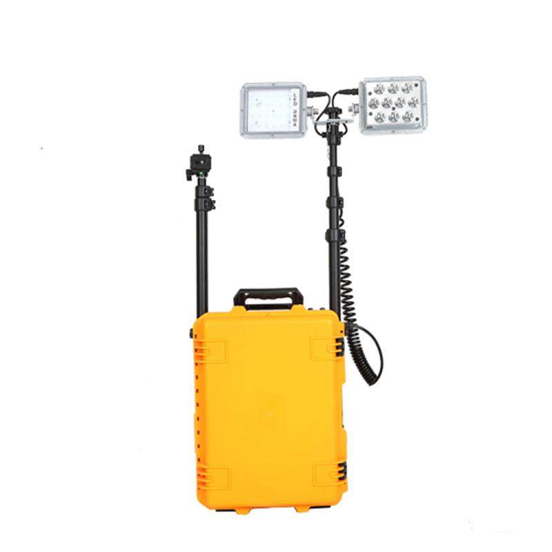YJN6312移动式多功能照明装置云台升降工作灯拉杆箱式调光警示灯