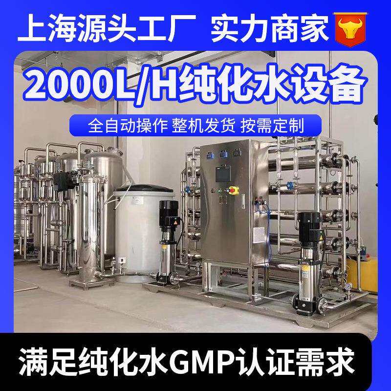 GMP纯化水设备双级反渗透EDI纯化水设备检验科洁净车间纯化水机